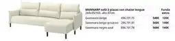 IKEA Mannarp softa 3 plazas con chaise longue oferta