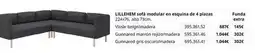 IKEA Esquina - lillehem sofá modular en esquina de 4 plazas oferta