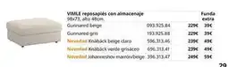 IKEA Claro - vimle repaspiés con almacenaje oferta