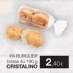 Plusfresc Cristalino pa burguer oferta