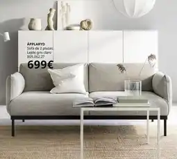 IKEA Claro - sofá de 2 plazas laje gris charo oferta