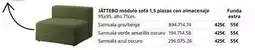IKEA Jattebo módulo sofa 1.5 plazas con almacenaje oferta