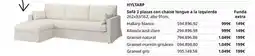 IKEA Blanco - 564 3 plazas con chaise longue a la tquierda halalup oferta