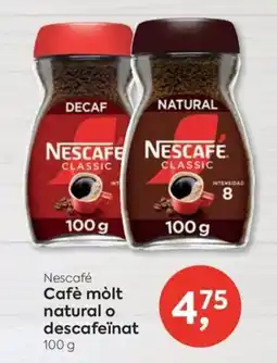 Suma Supermercados Nescafé Café molt natural o descafeïnat oferta