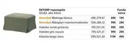 IKEA Ektorp - reposapiés oferta