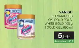 Plusfresc Vanish llevantagues oferta