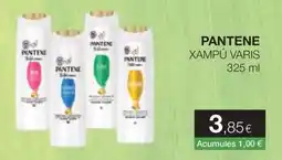 Plusfresc Pantene xampú varis oferta