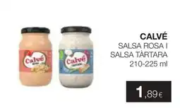 Plusfresc Calvé salsa rosa i salsa tàrtara oferta