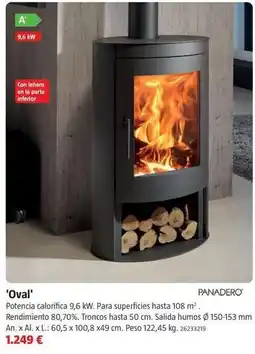 Bauhaus Panadero - oval oferta