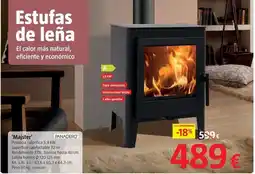 Bauhaus Panadero - estufas de lena majster oferta