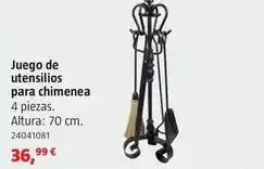 Bauhaus Imex - juego de utensilios para chimenea oferta