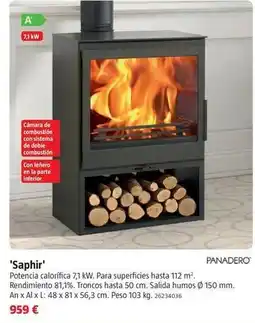 Bauhaus Panadero - saphir oferta