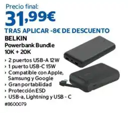 Costco Belkin - tras applicar - 8 de descuento oferta