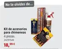 Bauhaus Kit de accesorios para chimeneas oferta
