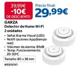 Costco Garza - detector de humo wi-fi 2 unidades oferta