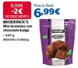 Costco Mini brownies con chocolate belga oferta