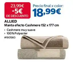 Costco Manta efecto cashmere oferta