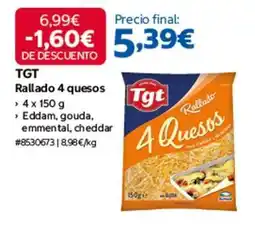 Costco Tgt - rallado 4 quesos oferta