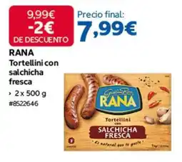Costco Rana - tortellini con salchicha fresca oferta