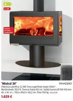 Bauhaus Panadero - mistral 3v oferta
