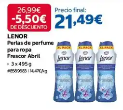 Costco Lenor - perlas de perfume para ropa frescor abril oferta
