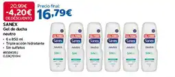Costco Sanex - gel de ducha neutro oferta