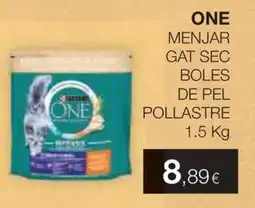Plusfresc One menjar gat sec boles de pel pollastre oferta