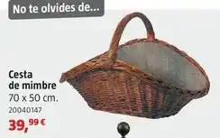 Bauhaus Lienbacher - cesta de mimbre oferta