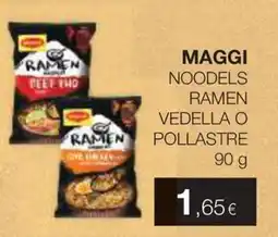 Plusfresc Maggi noodles ramen vedella o pollastre oferta
