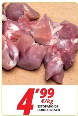 Supermercados MAS Estofado de cerdo fresco oferta