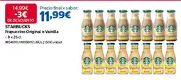 Costco Starbucks - fraqueccion original o vanilla oferta