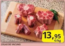 Supermercados MAS Colas de vacuno oferta