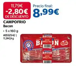 Costco Campofrío - bacon oferta