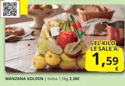 Supermercados MAS Manzana golden oferta