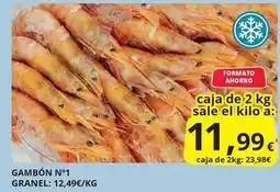 Supermercados MAS Eroski - gambón n° 1 oferta