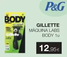 Plusfresc Gillette màquina labs body 1u oferta