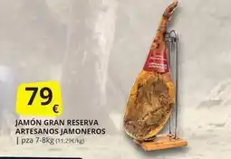 Supermercados MAS Gran reserva - jamon artesanos jamoneros oferta
