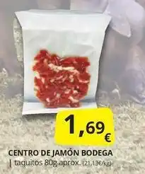 Supermercados MAS Centro de jamon bodega oferta