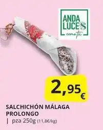 Supermercados MAS Anda - salchichon málaga prolongo oferta
