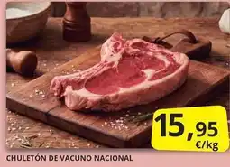 Supermercados MAS Chuletón de vacuno nacional oferta