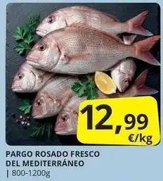 Supermercados MAS Pargo rosado fresco del mediterráneo oferta