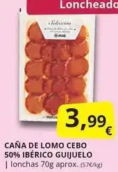 Supermercados MAS Mas - caña de lomo cebo 50% ibérico oferta