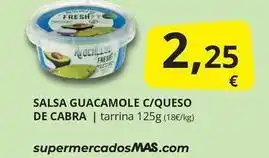 Fresh - salsa guacamole c/queso de cabra