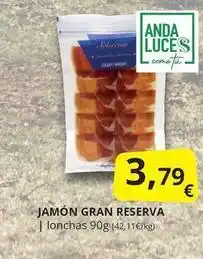 Supermercados MAS Anda - jamon gran reserva oferta