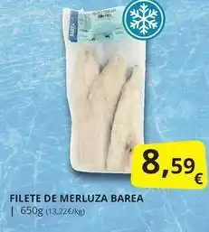 Supermercados MAS Filete de merluza barea oferta