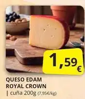 Supermercados MAS King`s crown - queso edam oferta