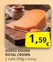 Supermercados MAS King`s crown - queso gouda oferta