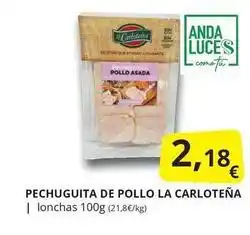 Supermercados MAS La carloteña - pechuguita de pollo oferta