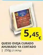 Supermercados MAS Queso oveja curado ahumado ya cortado oferta