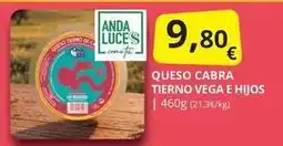 Supermercados MAS Anda - queso cabra tierno vega e hijos oferta